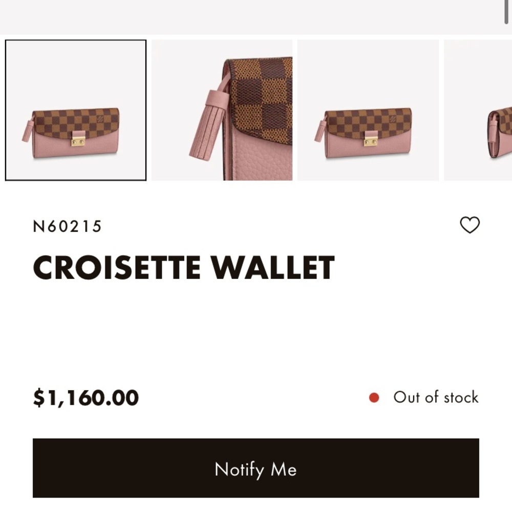 Louis Vuitton Croisette wallet - Picture 2 of 2